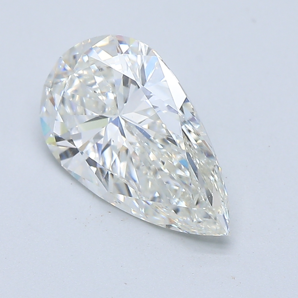 2.01 Carat Pear Cut Natural Diamond