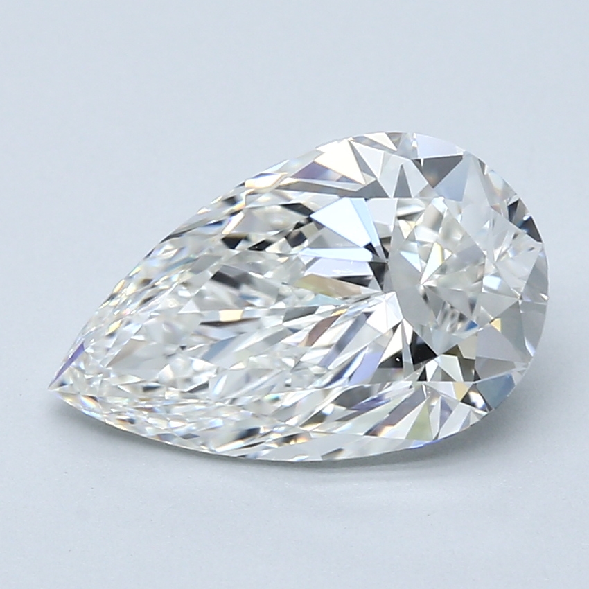 3.01 Carat Pear Cut Natural Diamond
