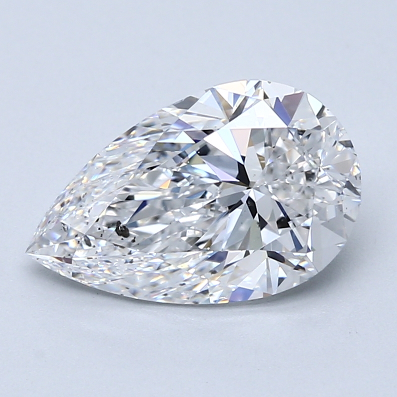2.51 Carat Pear Cut Natural Diamond
