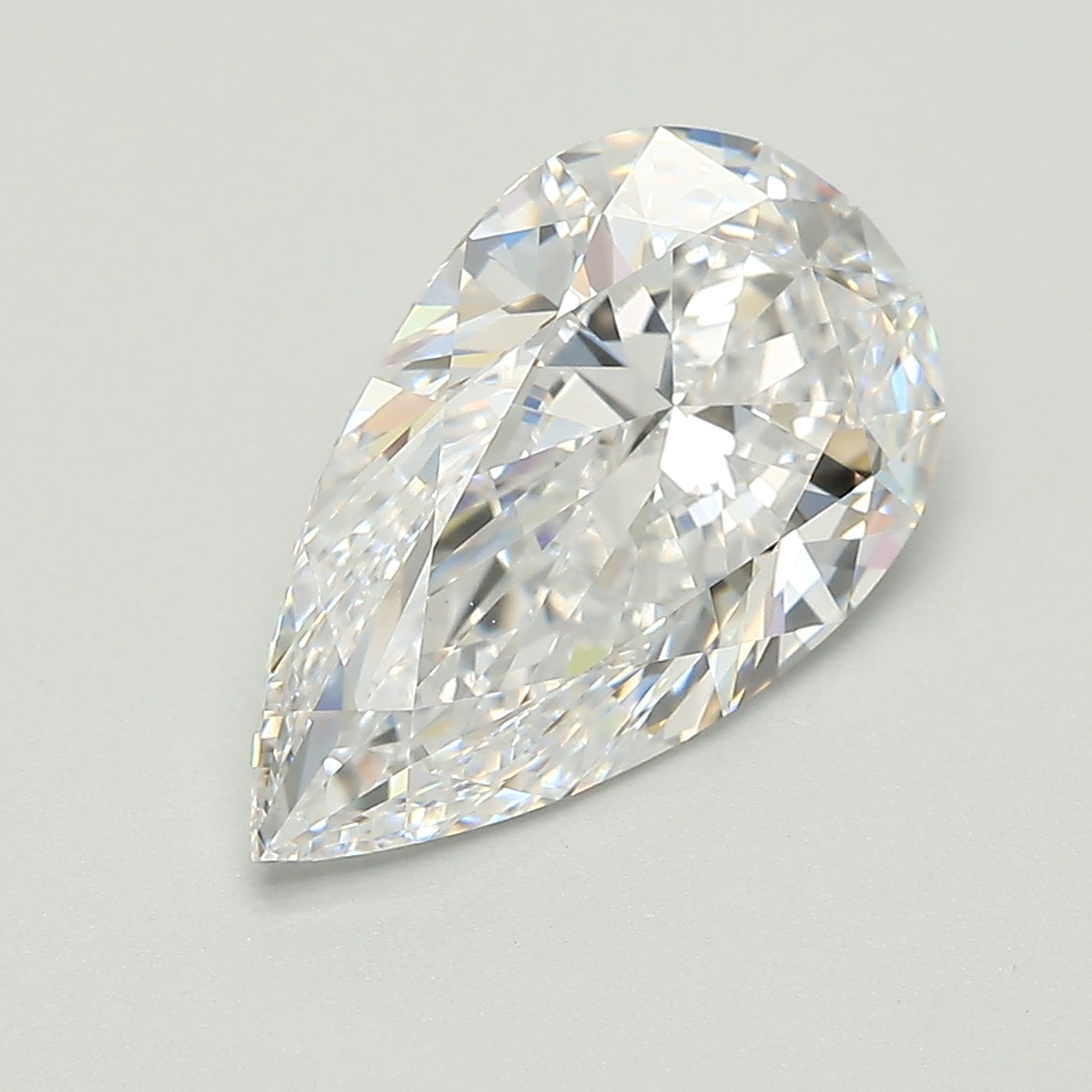 3.02 Carat Pear Cut Natural Diamond