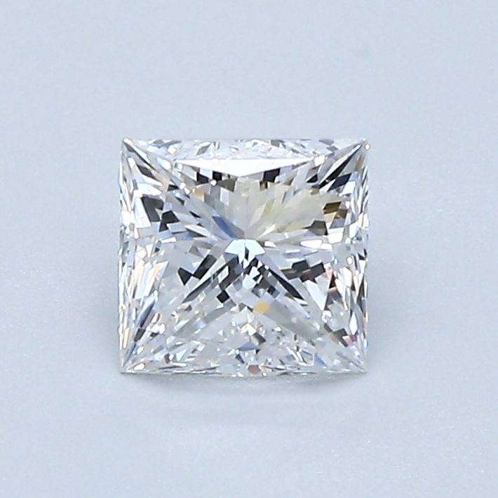 0.78 Carat Princess Cut Natural Diamond