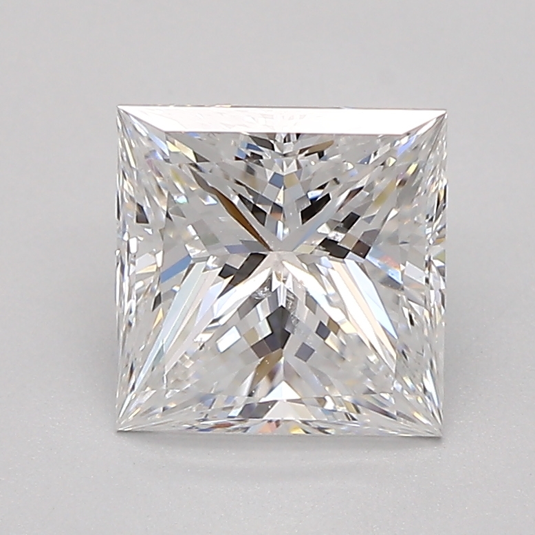 1.73 Carat Princess Cut Natural Diamond