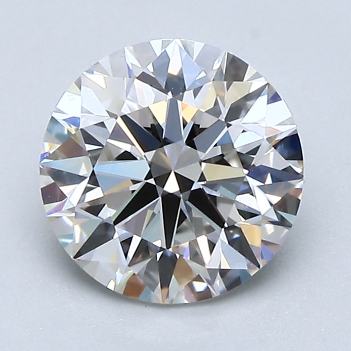 1.63 Carat Round Cut Natural Diamond