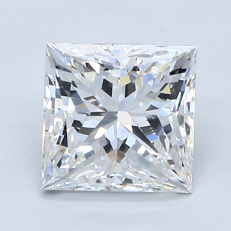 1.82 Carat Princess Cut Natural Diamond