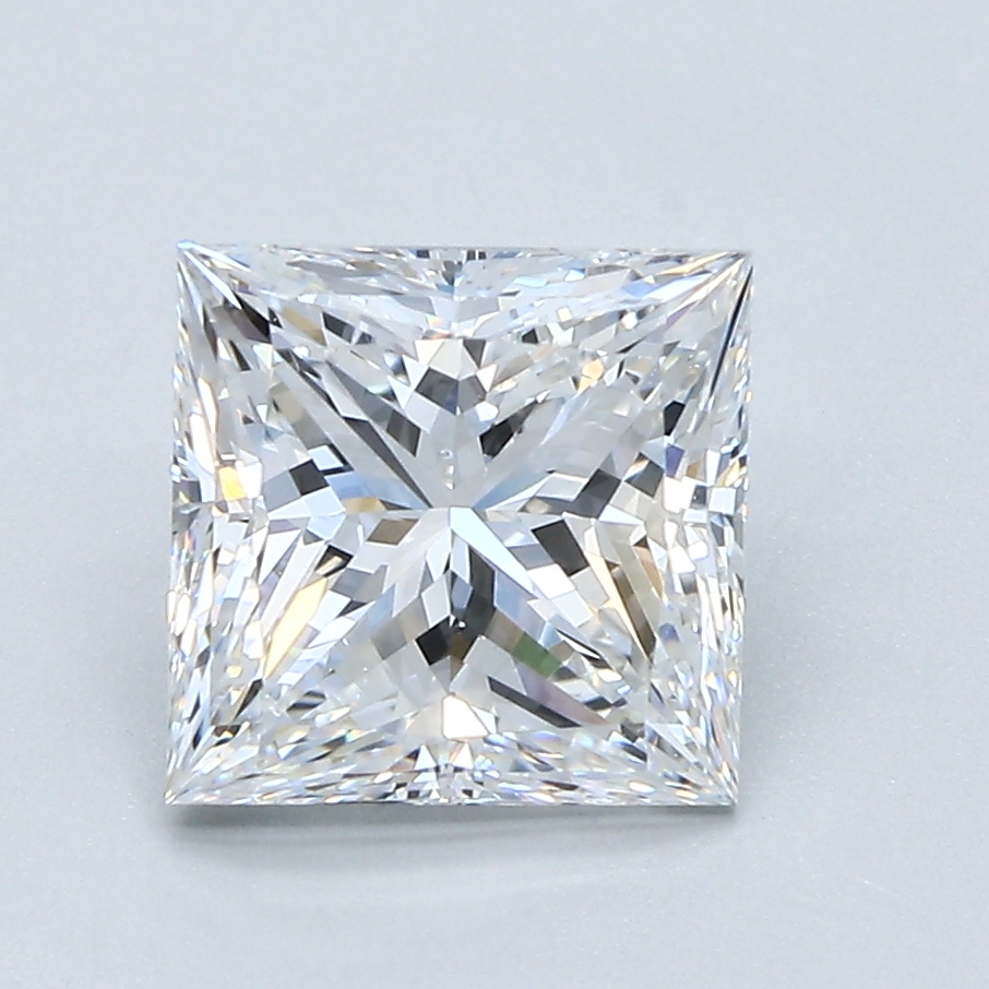 2.39 Carat Princess Cut Natural Diamond