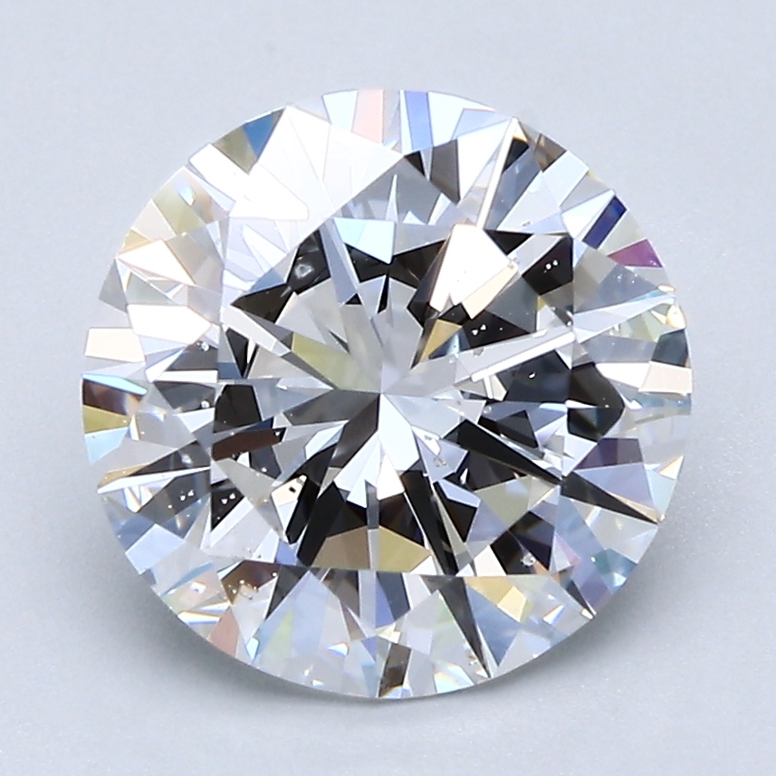 3.01 Carat Round Cut Natural Diamond