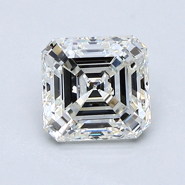 1 Carat Asscher Cut Natural Diamond