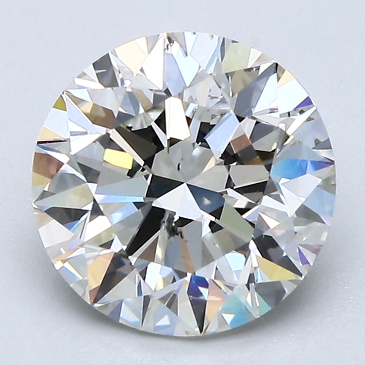 2.5 Carat Round Cut Natural Diamond