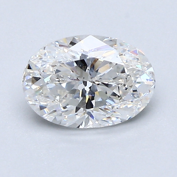 1 Carat Oval Cut Natural Diamond