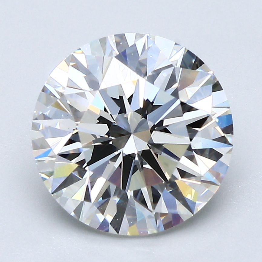 3.09 Carat Round Cut Natural Diamond