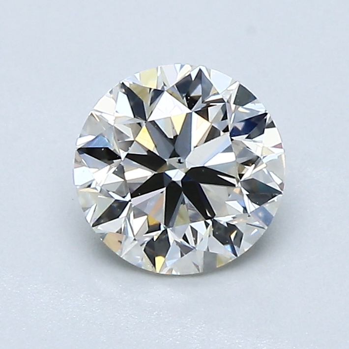 0.9 Carat Round Cut Natural Diamond