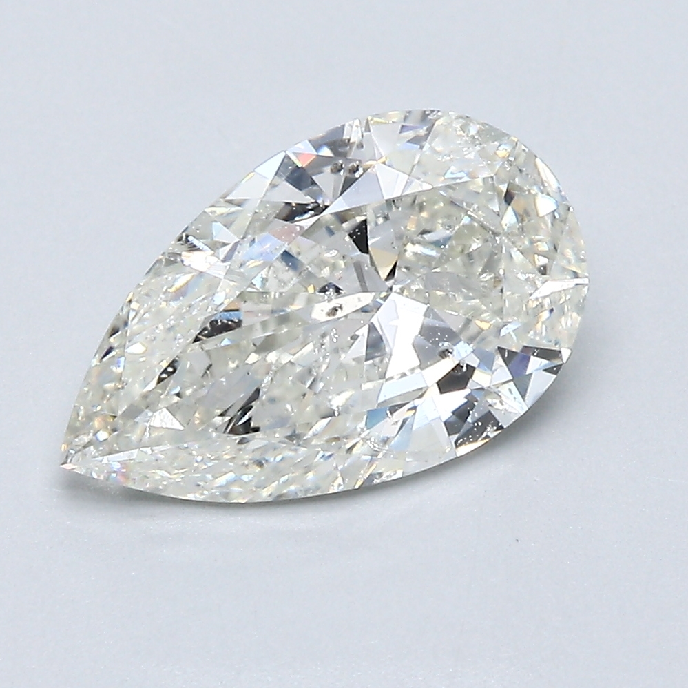 2.1 Carat Pear Cut Natural Diamond