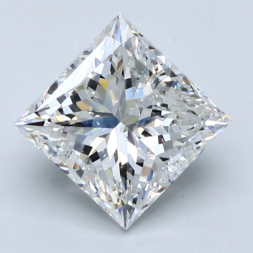 2.5 Carat Princess Cut Natural Diamond