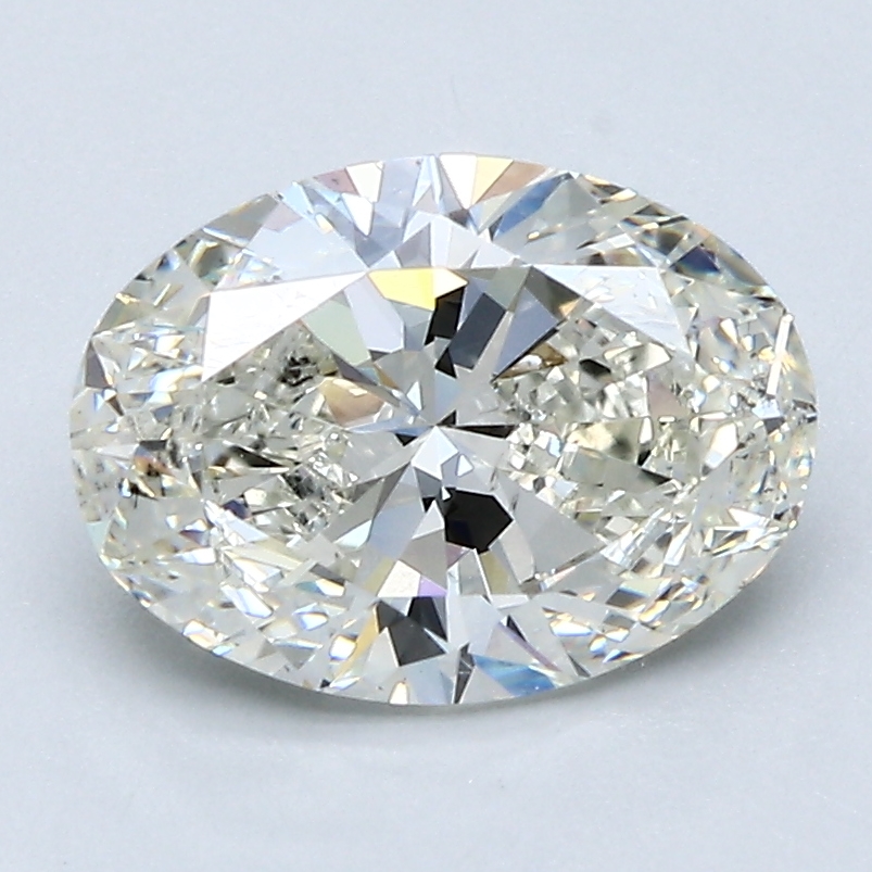 2 Carat Oval Cut Natural Diamond