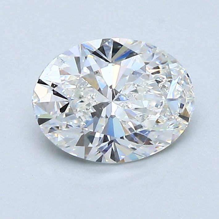 1 Carat Oval Cut Natural Diamond