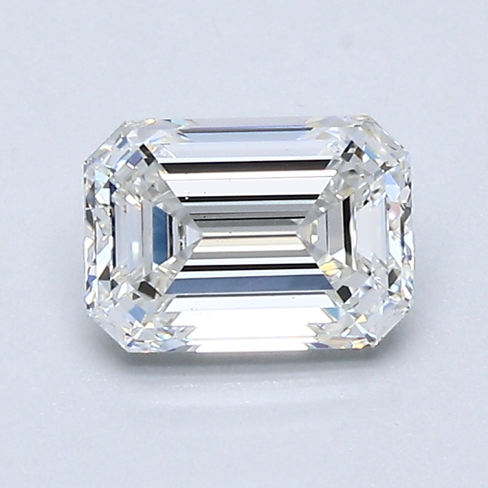 1 Carat Emerald Cut Natural Diamond