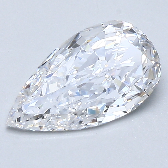 1 Carat Pear Cut Natural Diamond