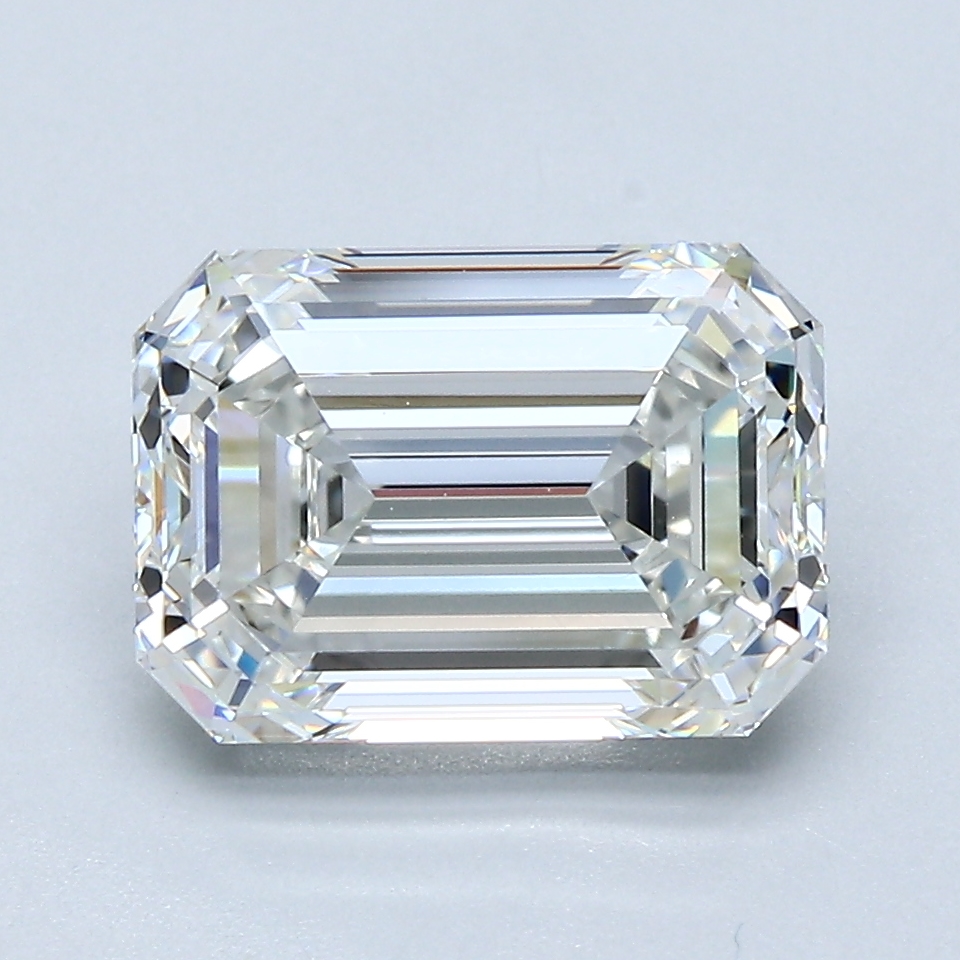 3.04 Carat Emerald Cut Natural Diamond