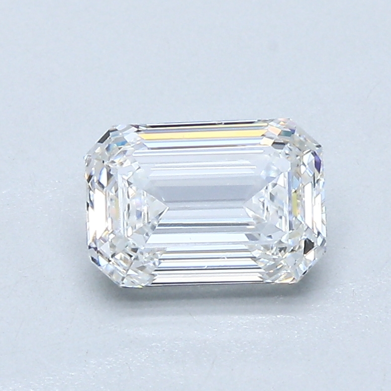 1 Carat Emerald Cut Natural Diamond