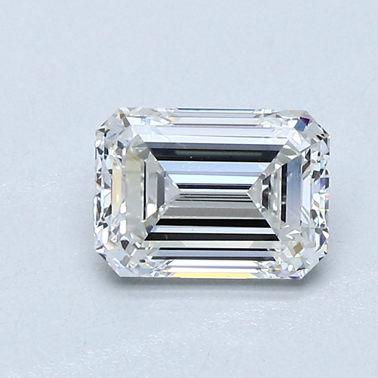 1 Carat Emerald Cut Natural Diamond