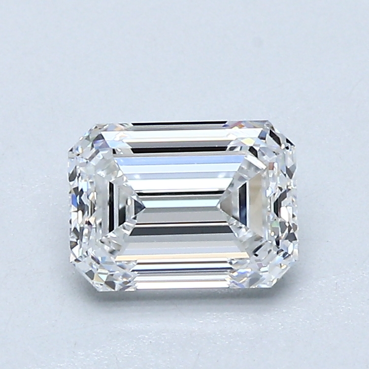1 Carat Emerald Cut Natural Diamond