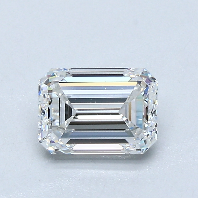 1 Carat Emerald Cut Natural Diamond