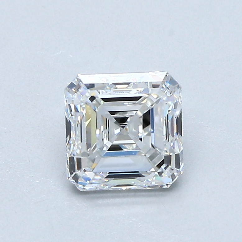 1 Carat Asscher Cut Natural Diamond