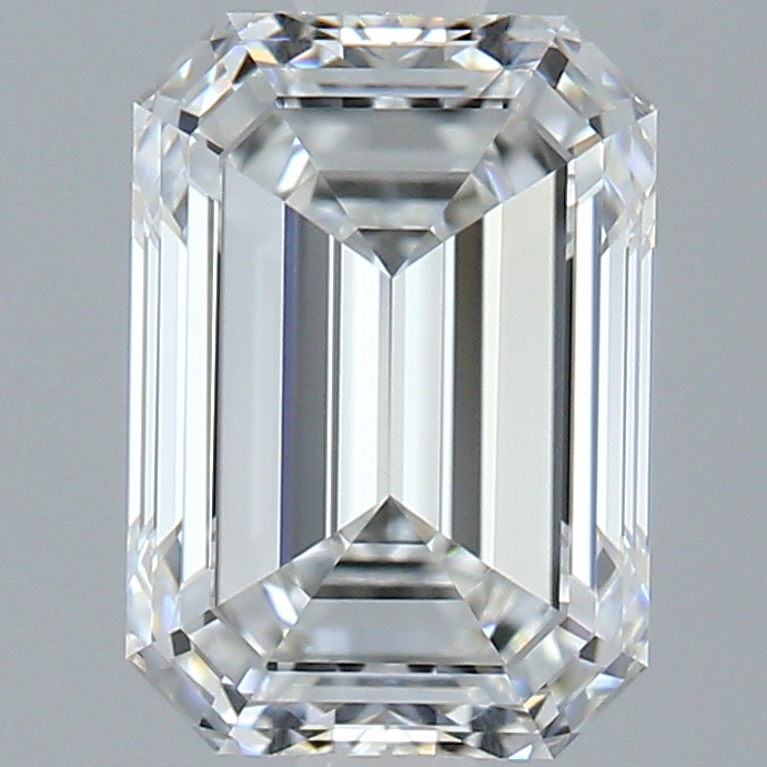 1.58 Carat Emerald Cut Natural Diamond