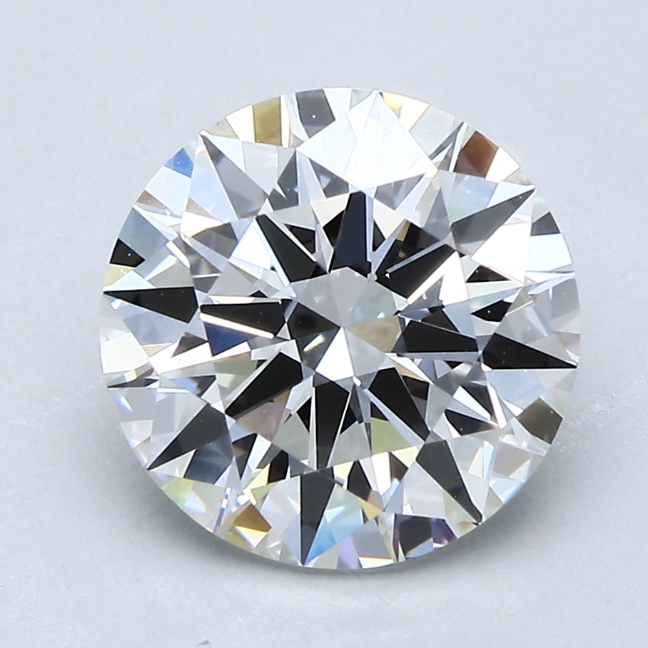 3.08 Carat Round Cut Natural Diamond