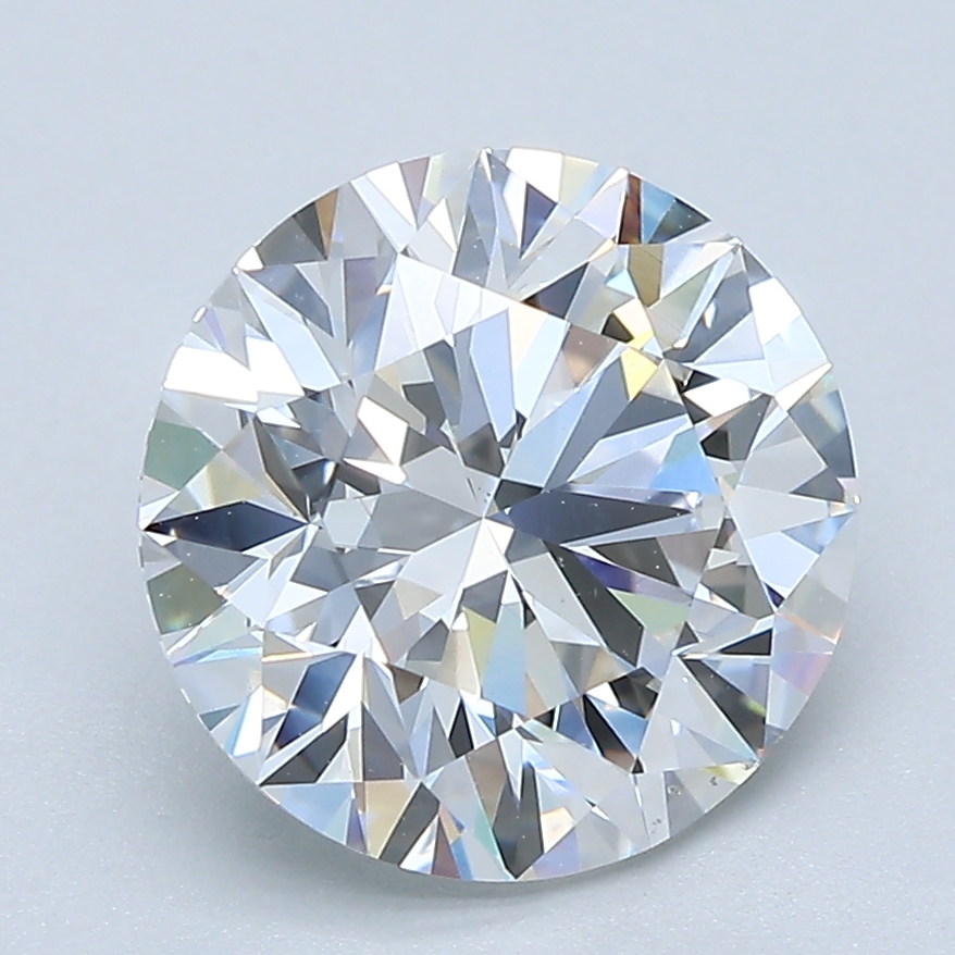3.12 Carat Round Cut Natural Diamond