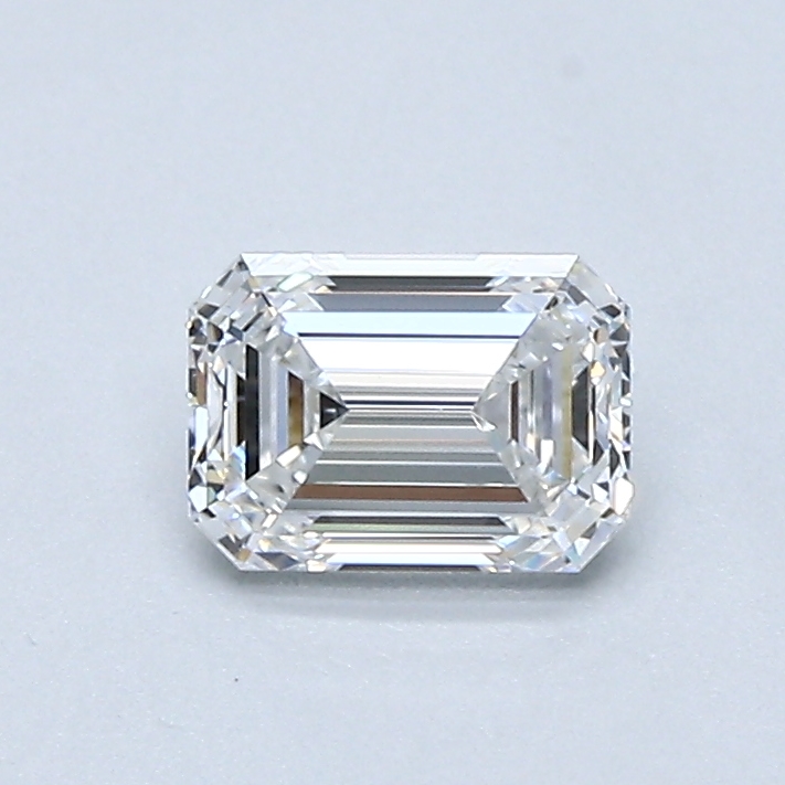 0.61 Carat Emerald Cut Natural Diamond