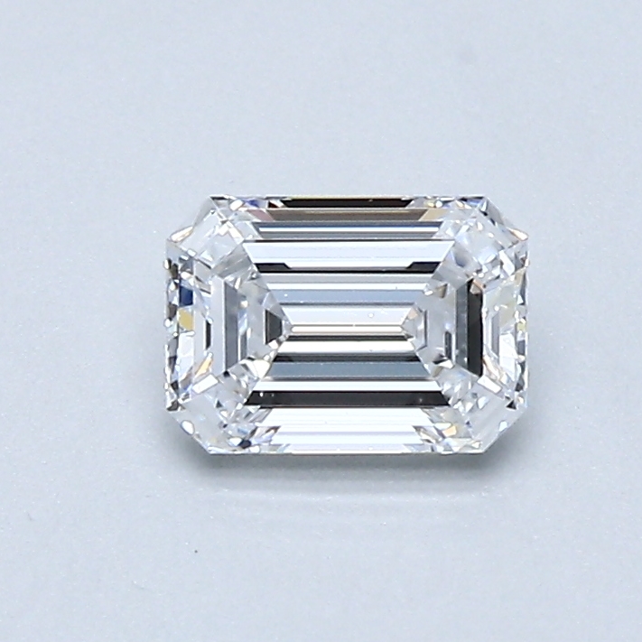 0.53 Carat Emerald Cut Natural Diamond