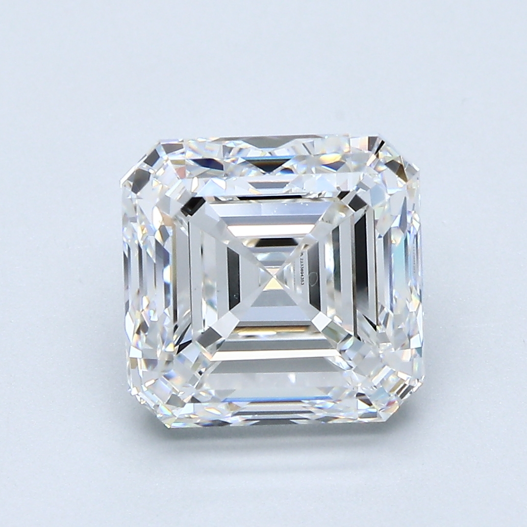 4.01 Carat Asscher Cut Natural Diamond