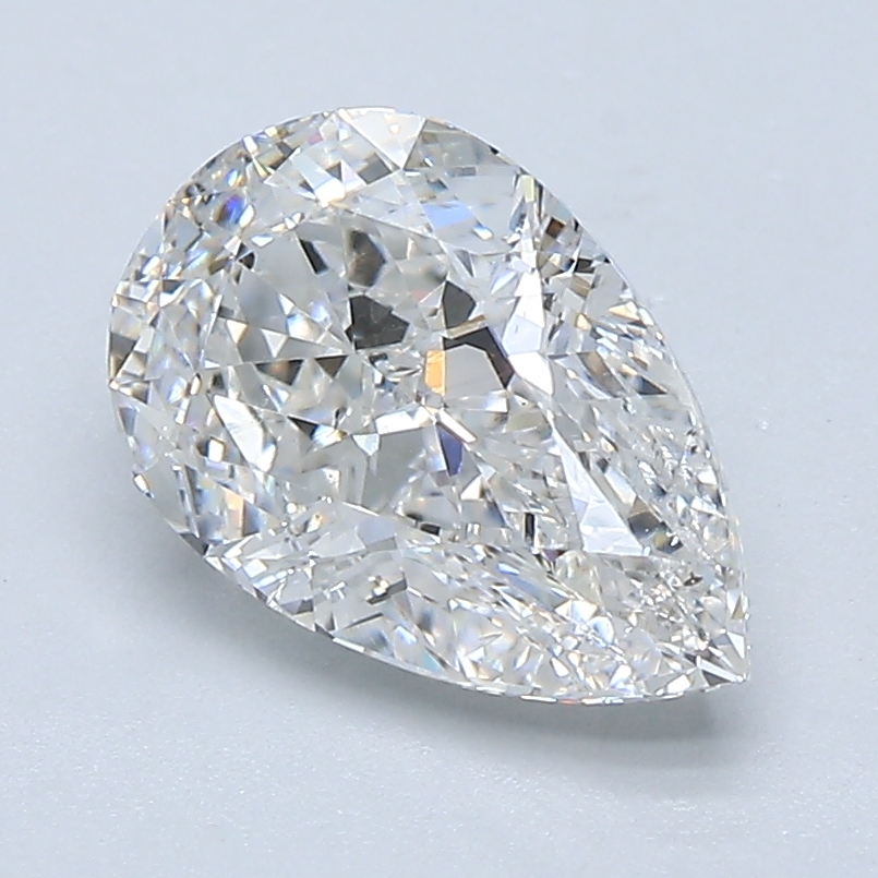 2.01 Carat Pear Cut Natural Diamond