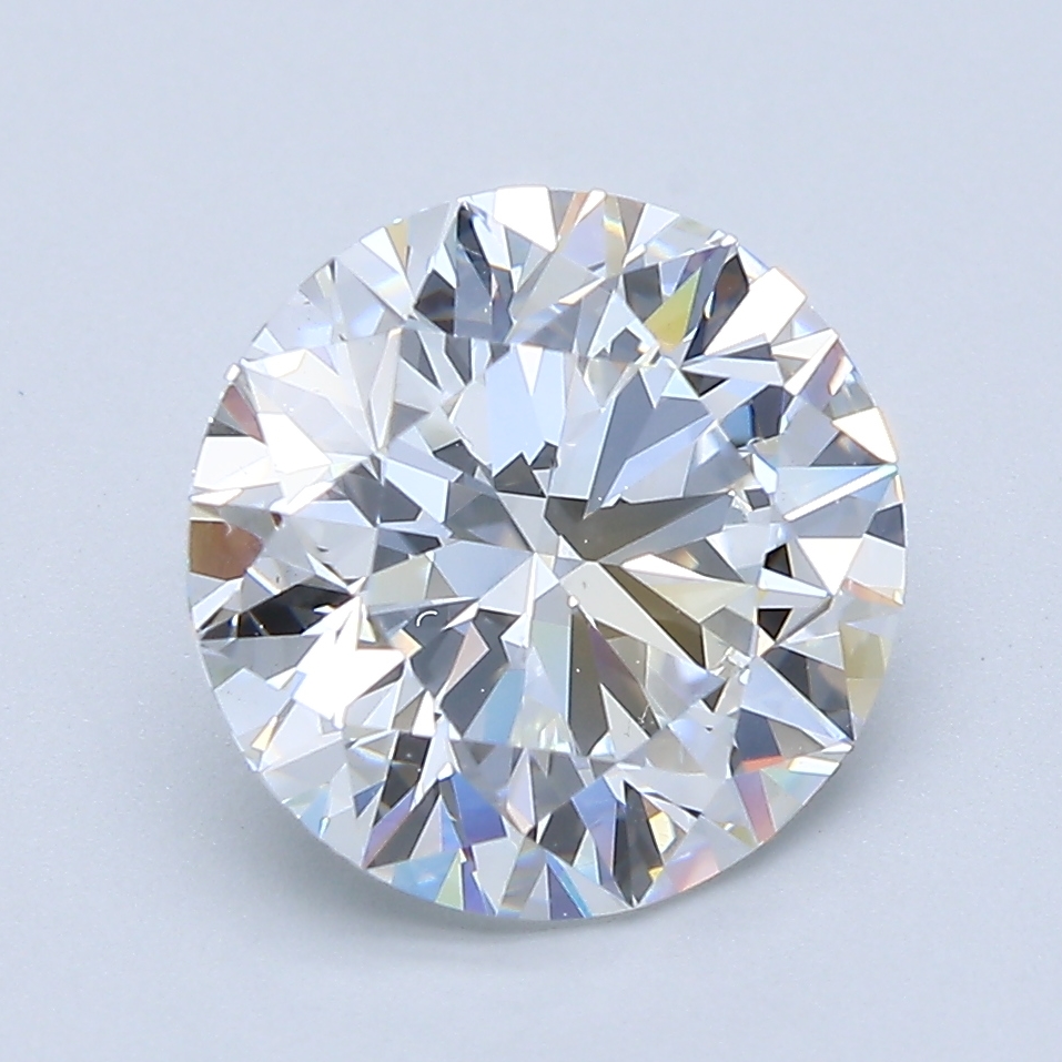 3.03 Carat Round Cut Natural Diamond