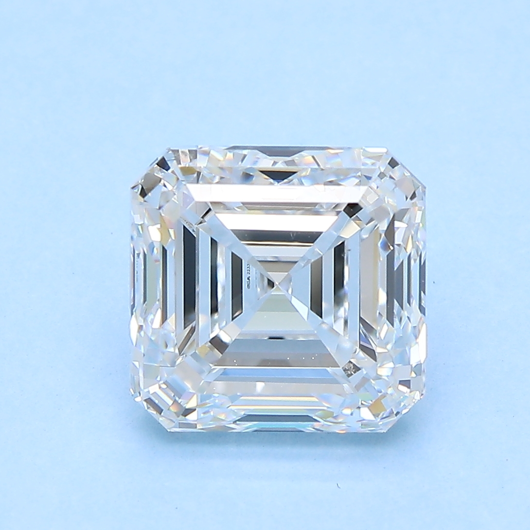 4.01 Carat Asscher Cut Natural Diamond