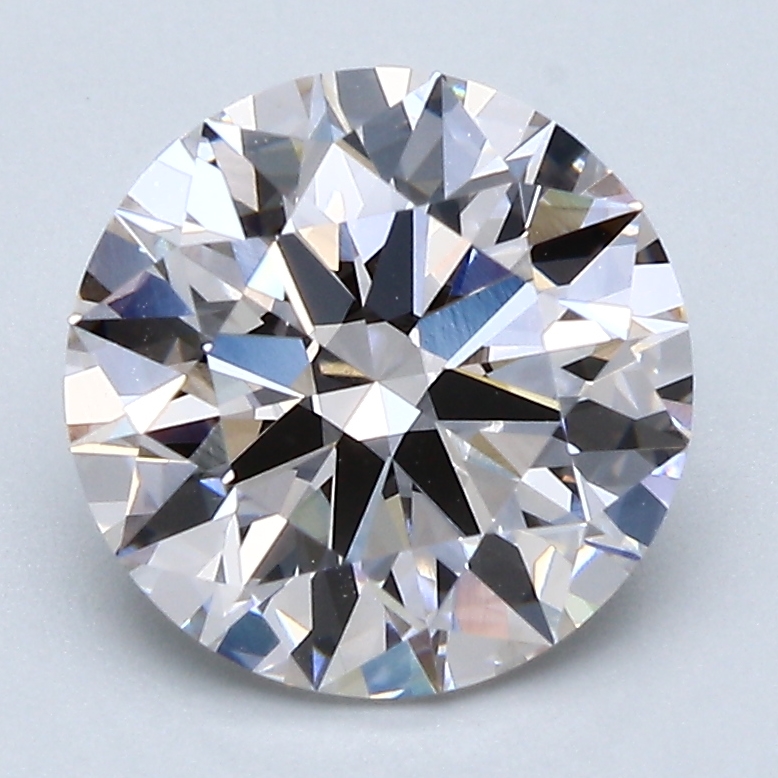 2.59 Carat Round Cut Lab Diamond