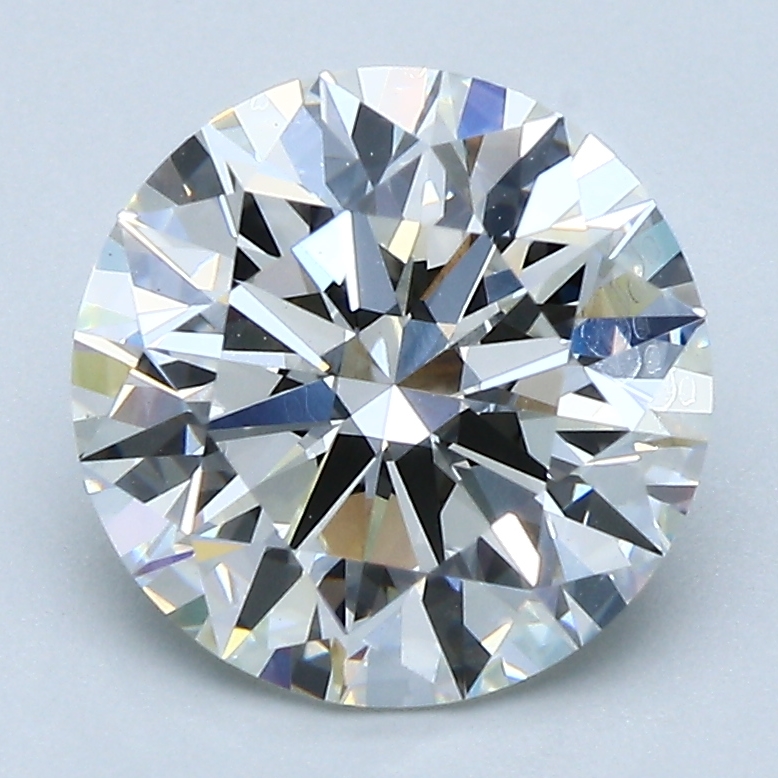 2.79 Carat Round Cut Lab Diamond
