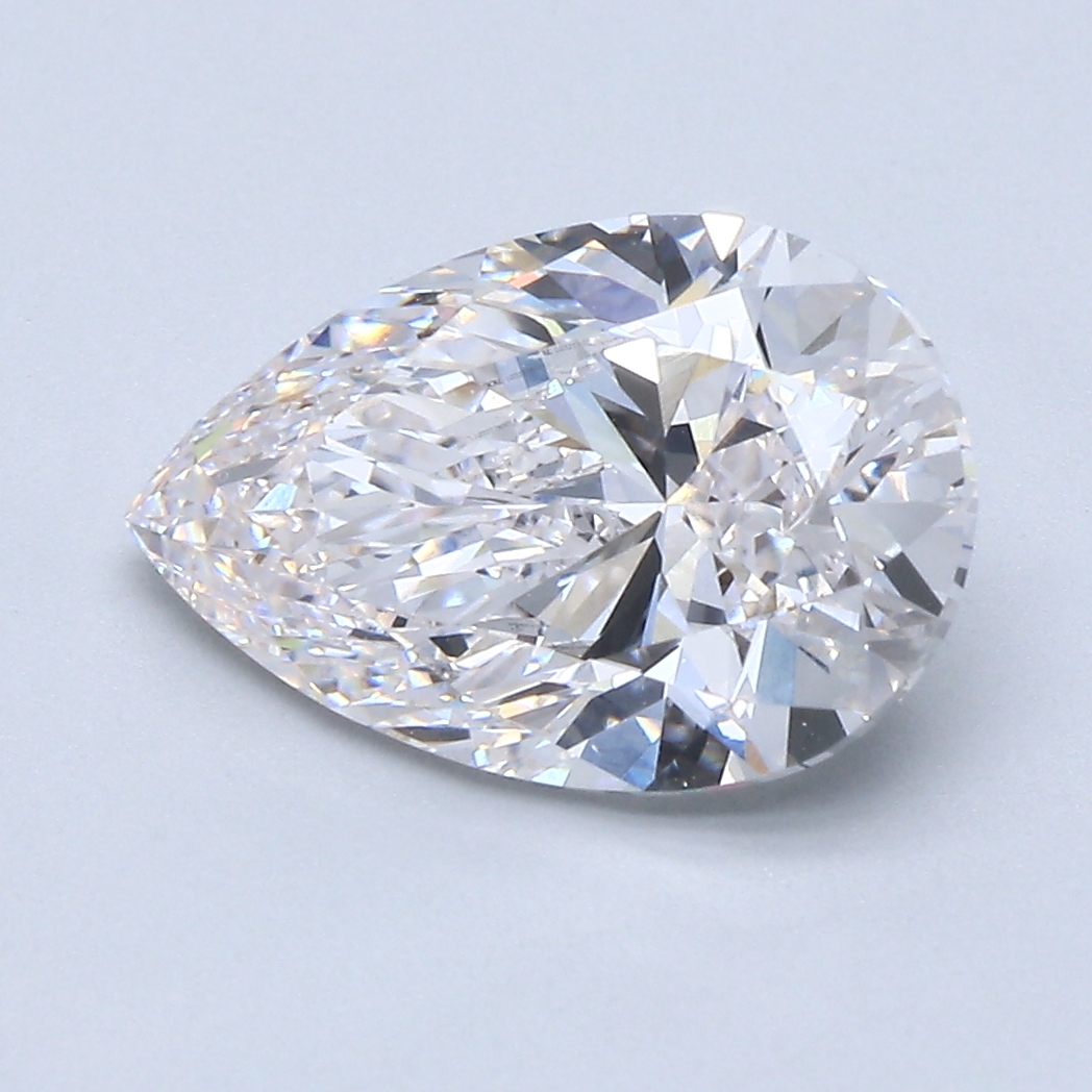 3.02 Carat Pear Cut Lab Diamond