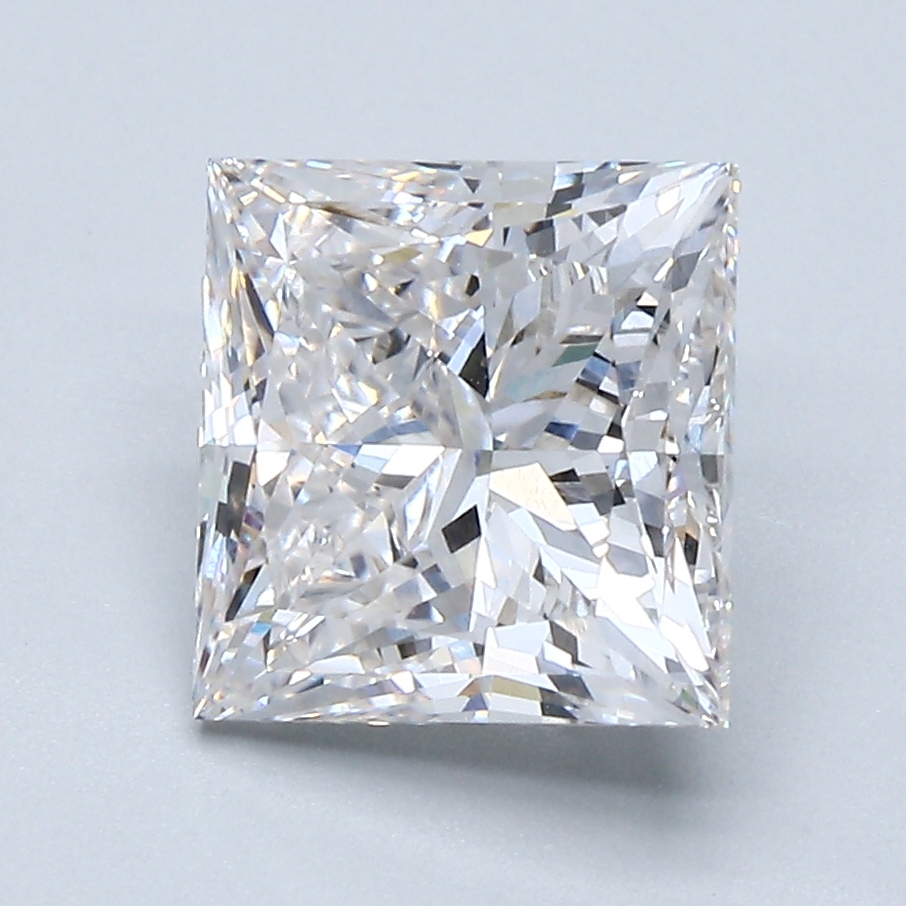 3.08 Carat Princess Cut Lab Diamond