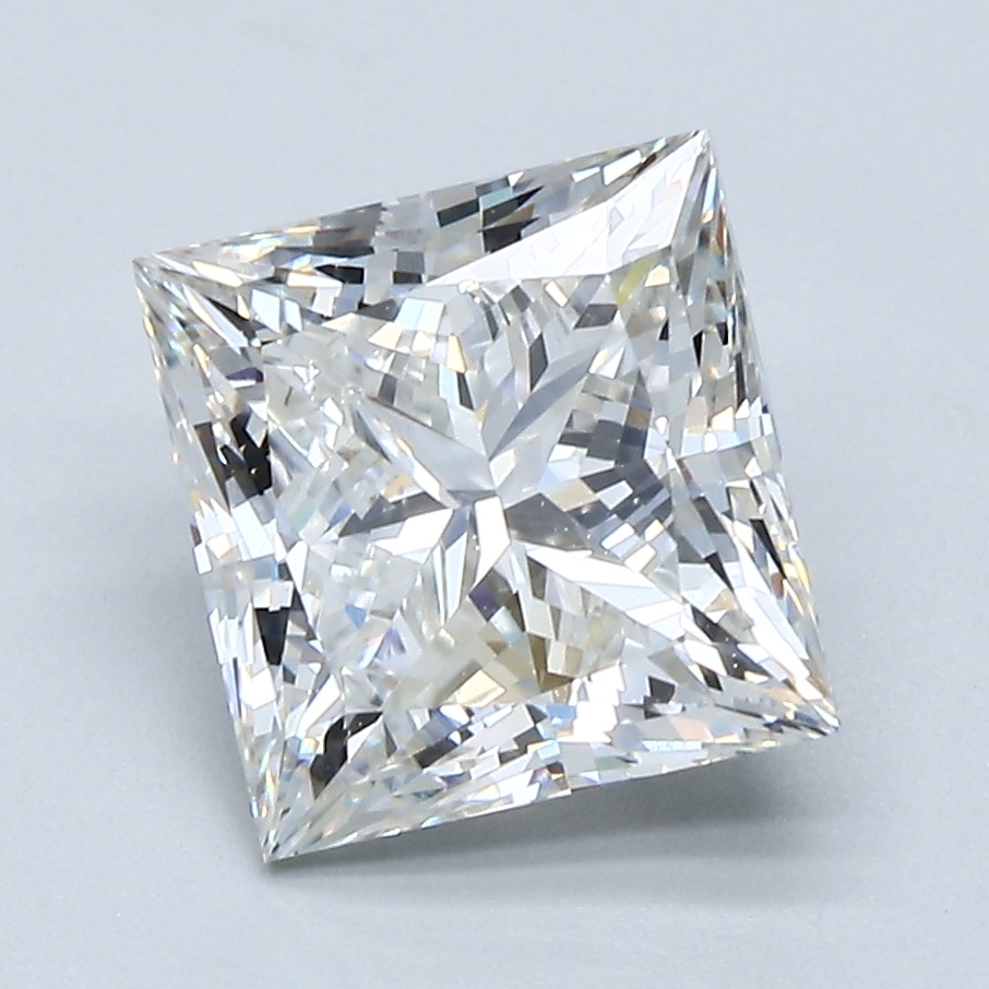 3.08 Carat Princess Cut Lab Diamond