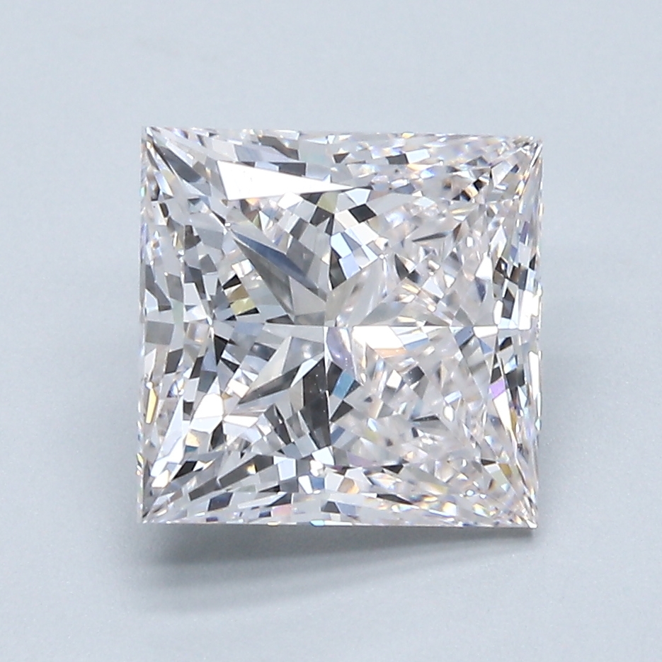 3.09 Carat Princess Cut Lab Diamond