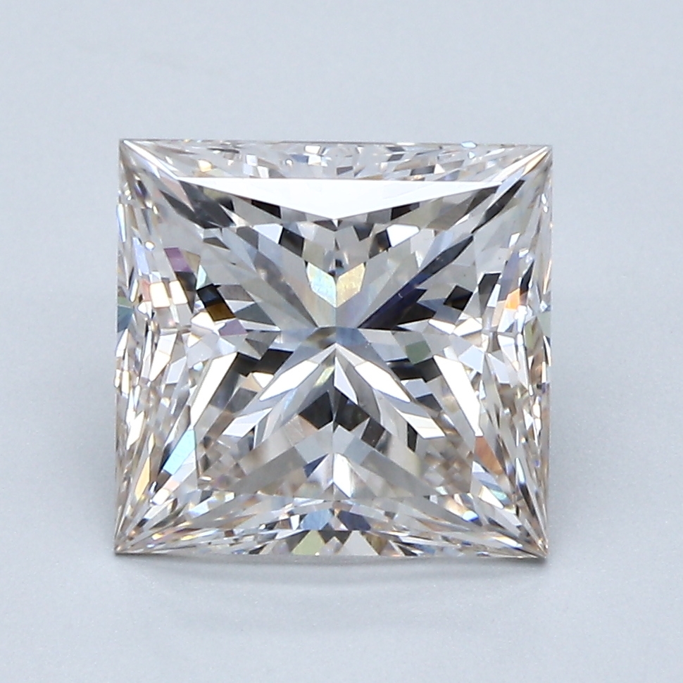 3.59 Carat Princess Cut Lab Diamond