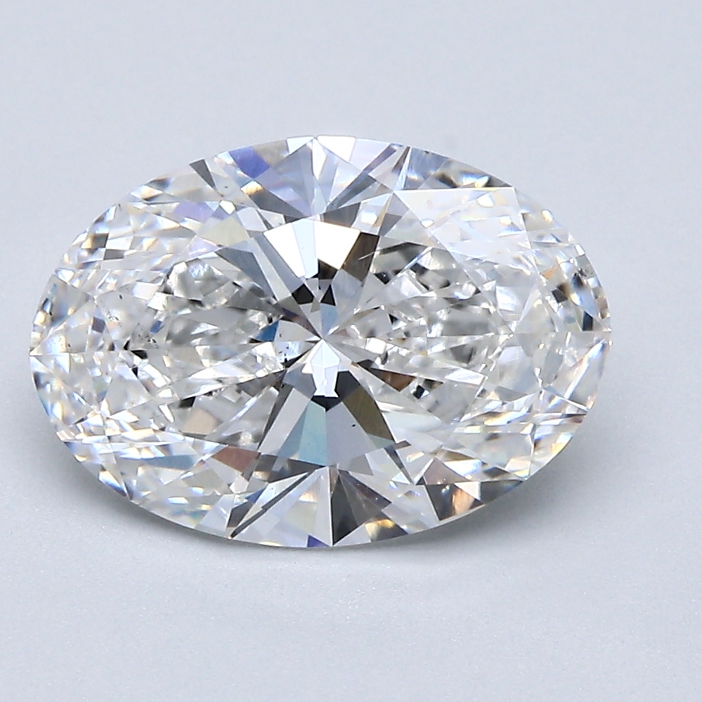 2.87 Carat Oval Cut Lab Diamond