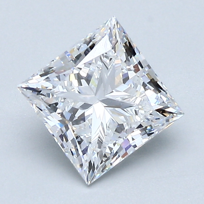 1.36 Carat Princess Cut Lab Diamond