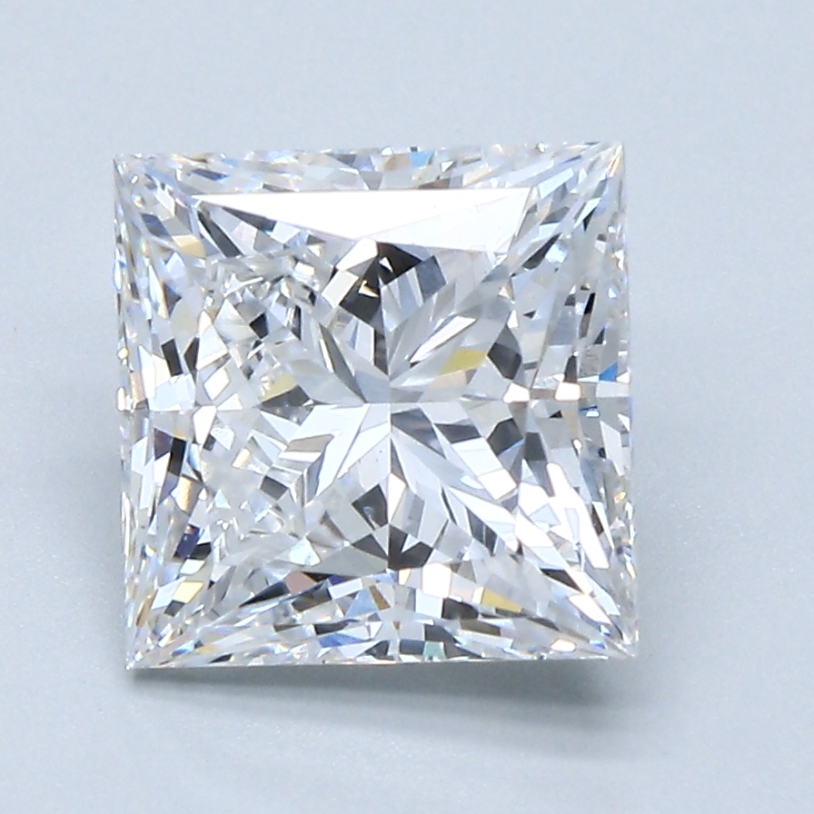 3.05 Carat Princess Cut Lab Diamond