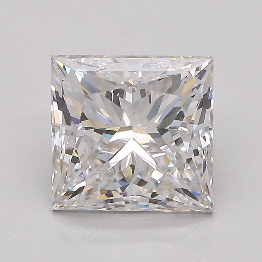 2.85 Carat Princess Cut Lab Diamond