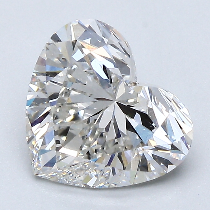 2.04 Carat Heart Cut Lab Diamond