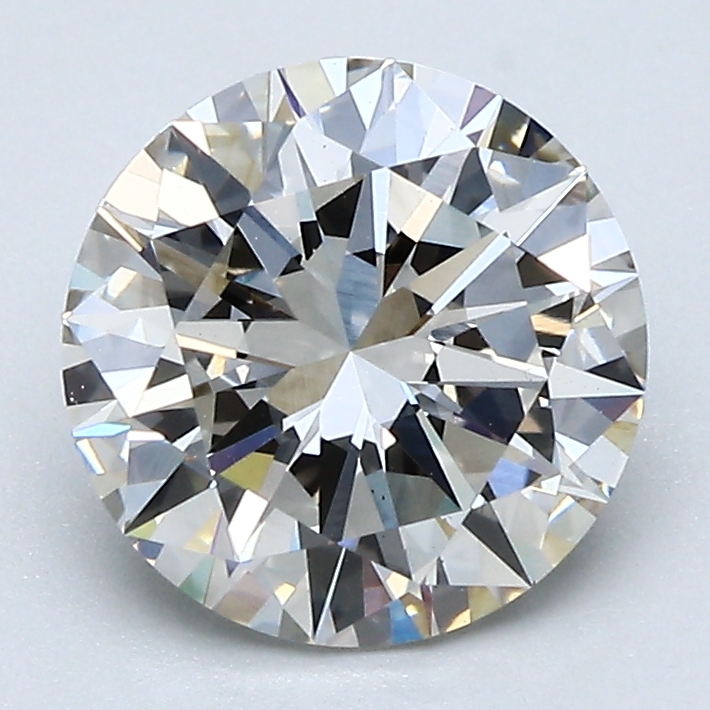 2.01 Carat Round Cut Lab Diamond