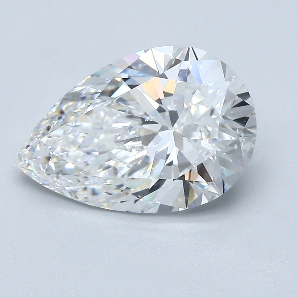 2.54 Carat Pear Cut Lab Diamond